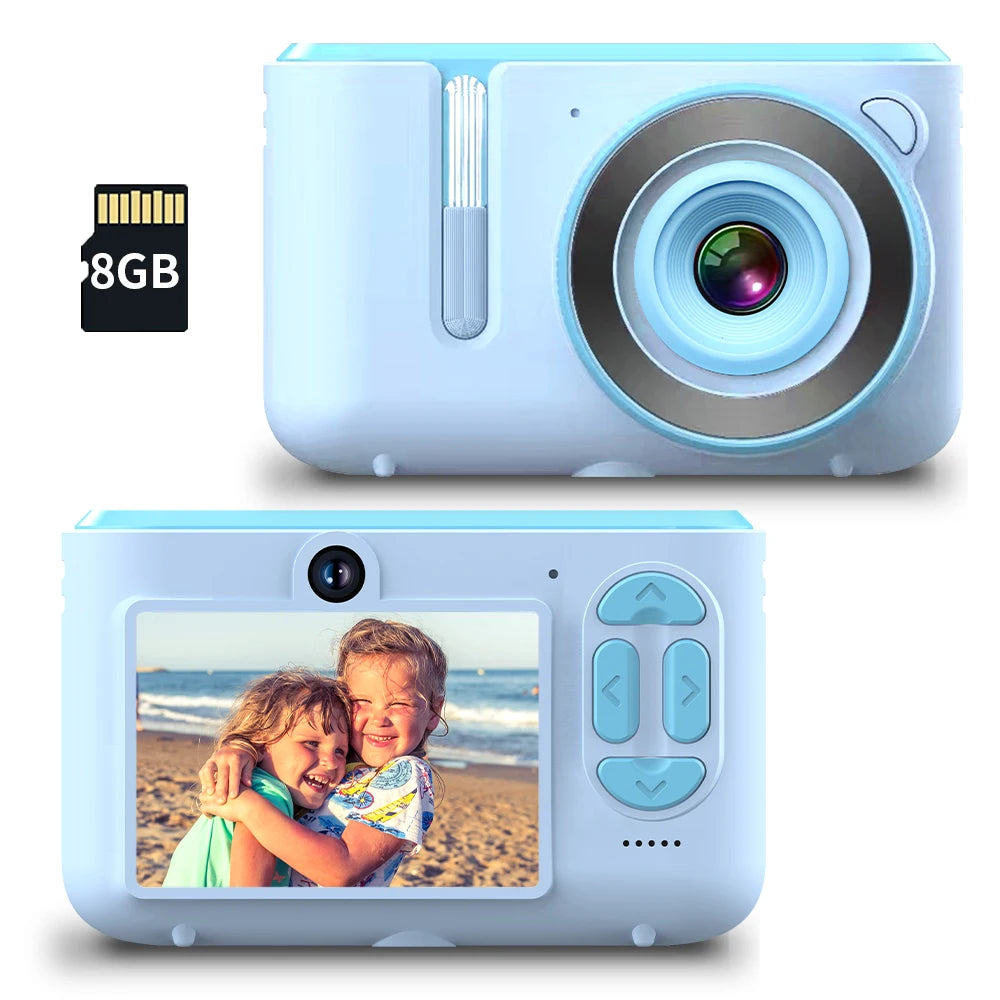 Digital Camera 1080P Video Gift for Boys Girls Age 3-12 with 8GB SD Card HD Photo Portable Easy to Use