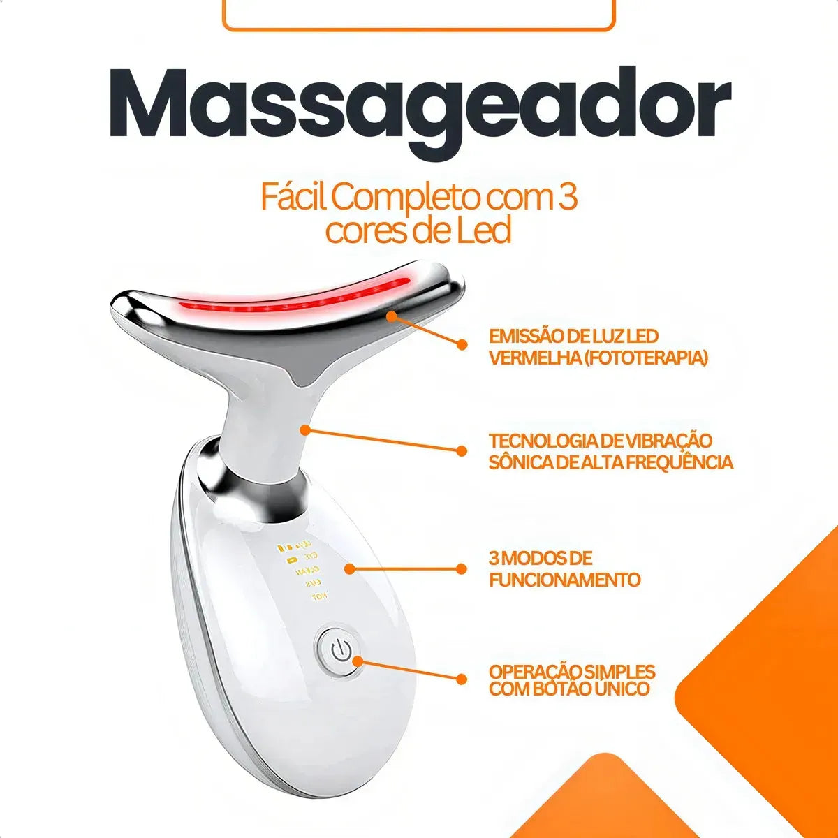 Massageador Facial Redutor de Rugas